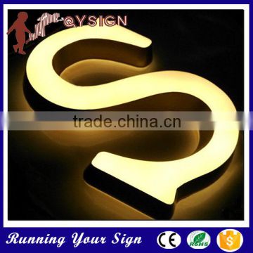 High quality custom indoor acrylic LED backlit light box logo sign