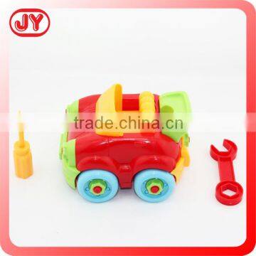 DIY education toy plastic Dismounting Car toy for kids