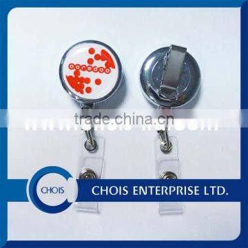 Hot Selling Metal Badge Reel with Customize Logo