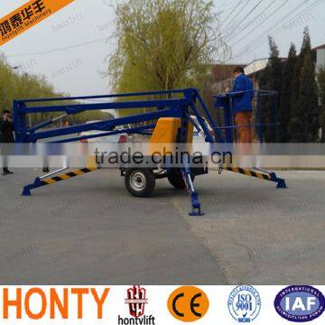 2016 new 6-18m trailer mounted articulated lift towable boom lift for sale