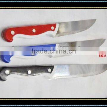 different stainless steel knife blade,3pcs colorful knife set