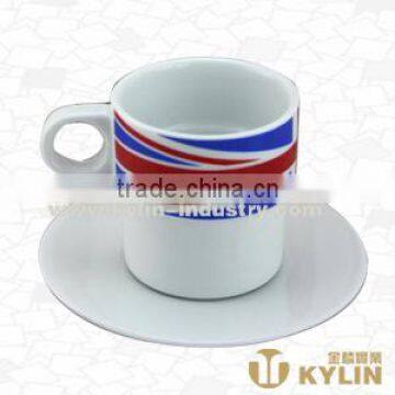 Glazed Porcelain Coffee Cup