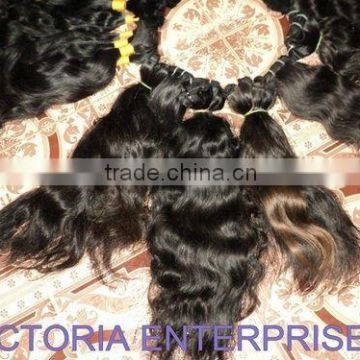 Deep wavy machine weft hair