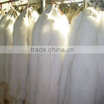 Factory Direct Supply 100% Real White Fox Fur Skin