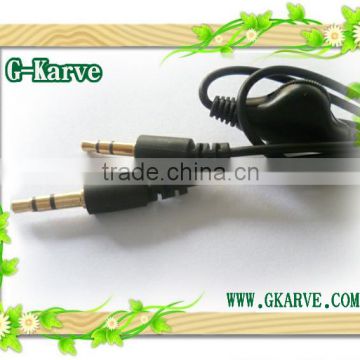 3.5mm audio cable with volume control