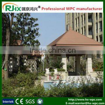 Factory directly eco-friendly pavilion made of wood plastic composite material