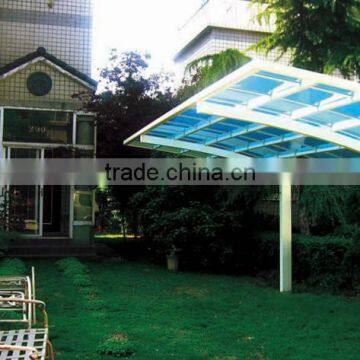 XINHAI Green Clear Sun Sheets & PC Embossed Sheets Type Roofing Sheet for Car Shelter