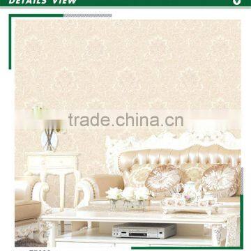 expensive foaming non woven wallpaper, traditional damask wall decor for home decorative , self adhesive wall covering price