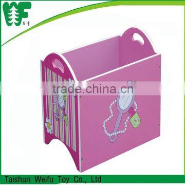 wooden children toy box stackable
