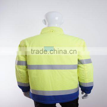 EN11612 EN20471 High Visibility Reflective Winter Safety Clothing With Fireproofing and Antistatic photo-3