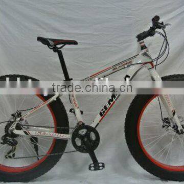 SH-FB005 26inch 7-Speed Steel Fat Tire Bicycle, Snow Bike