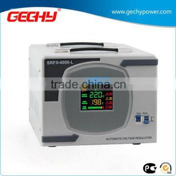 SRFII-4000-LED Desk Type Relay Control Type Stabilizer LED Digital Display Full Automatic AC Voltage Regulator