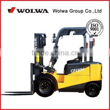 Shandog heavy industrial center half alternating current 3T electric forklif with CE certification