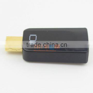 Free Shipping 1Pcs Mini Display Port DP to HDMI Cable Adapter Converter For Macbook PC Black+white Drop Shipping photo-5