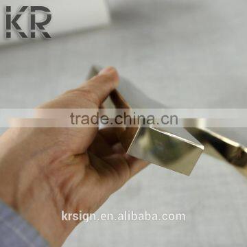 Stainless Steel Metal Signage Ued in Shopfront Door Number Commercial Advertising Logo photo-5