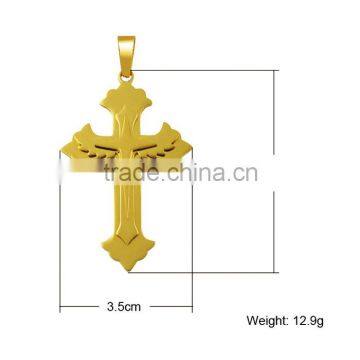 Fashion New Design Jewelry JCN0329 Stainless Steel Cross Necklace Pendants photo-2