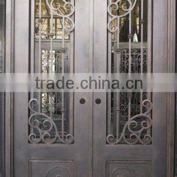 Wrought iron double Door