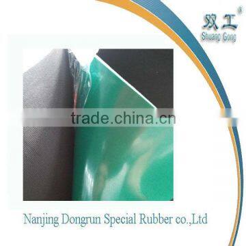 Color antistatic rubber sheet