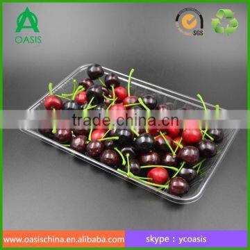 Accept Custom Order and food grade PET Plastic Material meat fruit tray