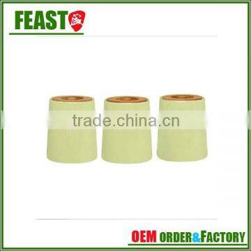 2015 customized ceramic canister timber lid