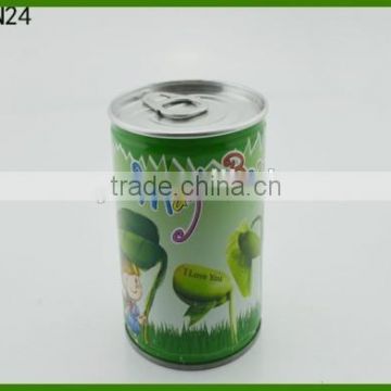 mini plant , Magic message bean in a can home decoration