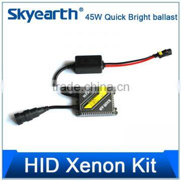 hid ballast 45w quick bright better than 35w nice look new design for aftermarket HID kit