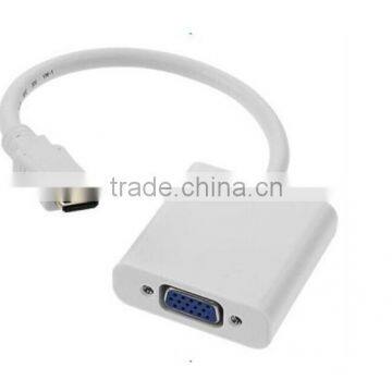 High Speed 24K Gold Plated Cable Vga a Hdmi Convertidor With Factory Price