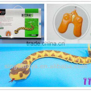 Hot Sell Remote Control Snake Electric Toys Rattlesnake