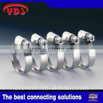 Taiwan metal clip round clamps types stainless steel band clamps