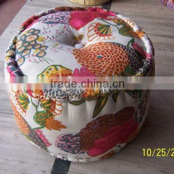 HANDMADE TROPICANA KANTHA OTTOMANS