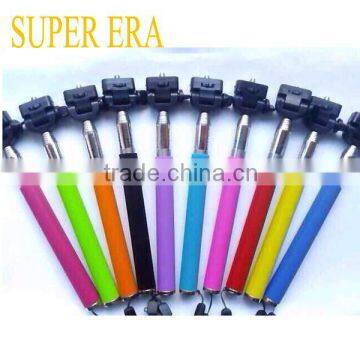 2014 new mobile phone extendable hand held monopod selfie stick remote control shutter -wholesale cheap price