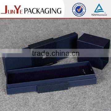 Deep Blue Handmade Factory Price Cardboard Empty Luxury Perfume Boxes photo-5