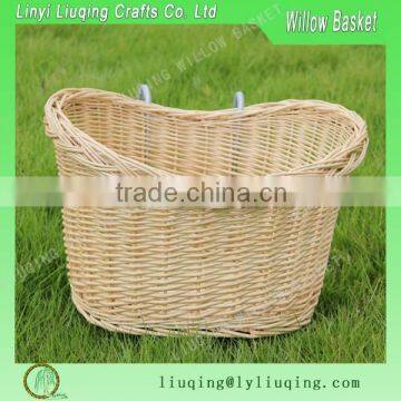 2016 Factory supplies oval cheap wicker baskets for bike/Natural wicker baskets