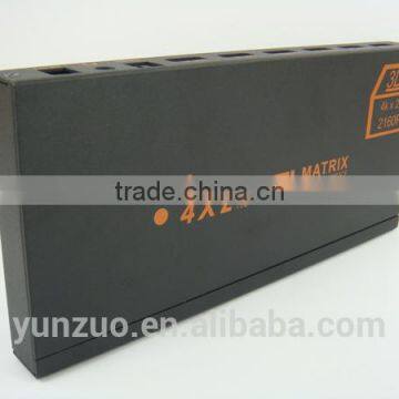 HDMI Switch Splitter Matrix 4x2 4 in 2 out FullHD V1.4