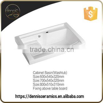 Dennis A2019 Ceramic Laundry Sink With Wash Board