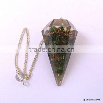 Green Jade Pendulum | Orgone Pendulum