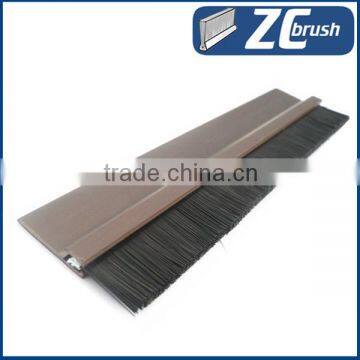 pvc holder door weather strip brush