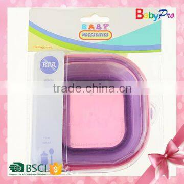 Hot New Products For 2015  China Plastic Factory Promotion Product Baby Bowl With Haptor
