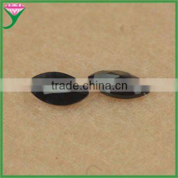 wholesale price per carat loose marquise cut natural black sapphire stone