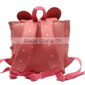 Korea Brand PU Material Little Rabbit Pattern Anti-lost Children Backpack Bag photo-4