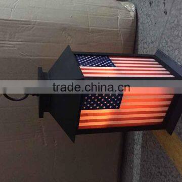 led plstic lantern batterries operated usa map printing