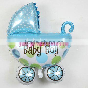 bigger size 108*82 cm baby stroller foil aluminium helium balloon for baby shower