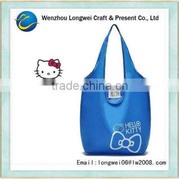 2014 Hot sale kitty plastic shopping bag women's bag