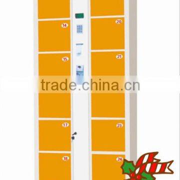 Luo Yang 12 Door Supermarket Steel Electronic Smart Barcode Storage luggage Locker