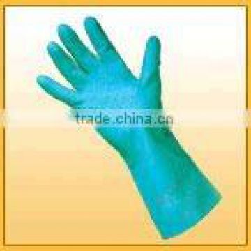 SUPPER NITRILE FLOCKLINED GLOVES 'RUBBEREX' MAKE (SSS-0693)