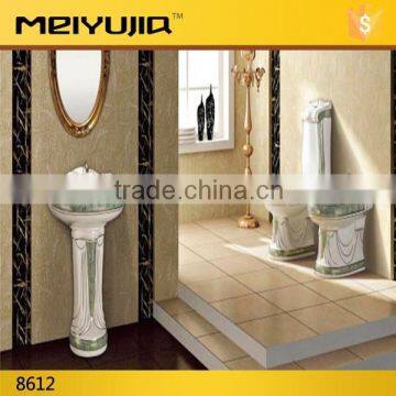 bathroom suite washdown two piece toilet bidet basin with 4 color