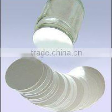 clean aluminum foil seal liner with paper board