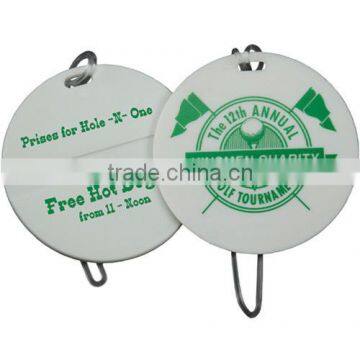 Round Golf Bag Tag