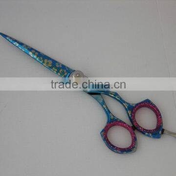 Professional Paper Coated Barber Razor Scissors / Hair Razor Scissors