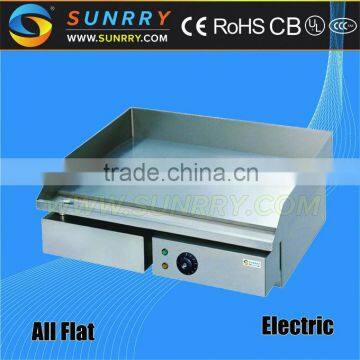 Industrial counter-top stainless steel vertical electric flat kebab grill prices with drawer